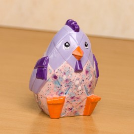 Ceramic Bisque Chicken Facet-ini